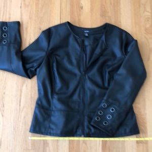 Alfani faux leather jacket